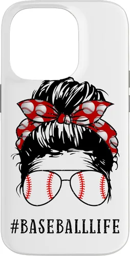 Miniatura 17 de Mom Messy Hair Bun Aviators Glasses Baseball Mother Life Case for iPhone 17