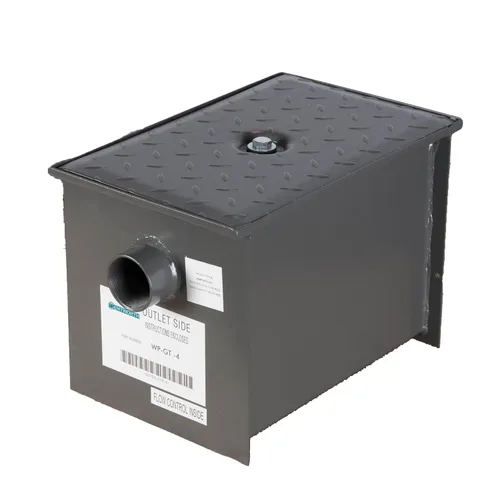 Miniatura 8 de Wentworth Trampas de grasa comerciales de 8 libras para restaurante debajo del fregadero, trampas interceptoras de grasa de acero al carbono de 4