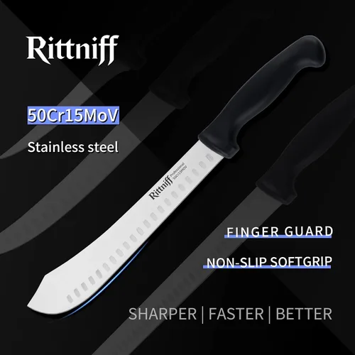Miniatura 6 de 5 cuchillos de chef con bolsa de rollo, juego de cuchillos de cocina, cuchillo afilado de acero inoxidable para cortar carne, frutas y verduras