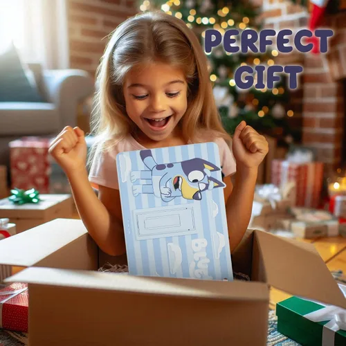 Miniatura 6 de Bluey Funda para iPad para Niños - Funda 10.2 para iPad de 9ª/8ª/7ª Generación - 2019/2020/2021 Funda para Tablet con Soporte, Protector de Silicona