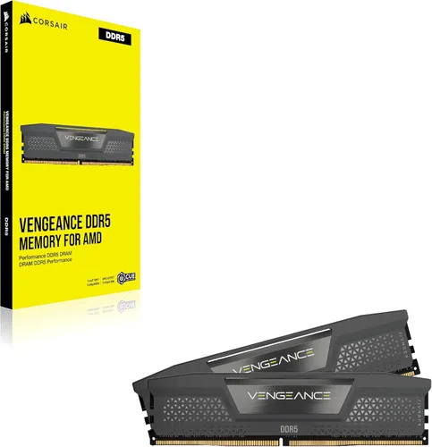Miniatura 6 de CORSAIR Vengeance DDR5 16 GB (2 x 8 GB) DDR5 5200 MHz CL40 AMD Expo Intel XMP iCUE Memoria de computadora compatible - Gris (CMK16GX5M2B5200Z40)