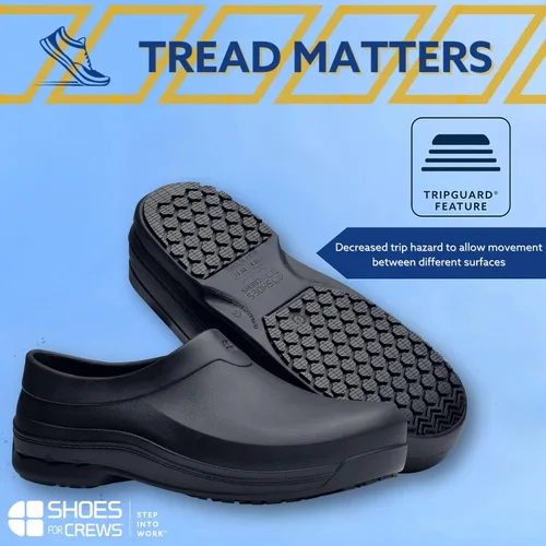 Miniatura 2 de Shoes for Crews Zuecos de trabajo antideslizantes para mujeres y hombres, zapatos de seguridad profesionales, resistentes al agua, antideslizantes