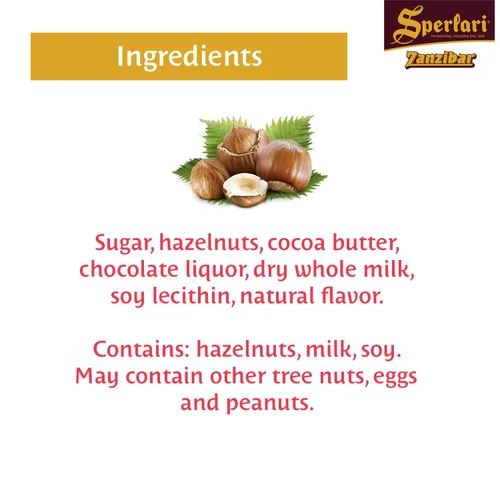Miniatura 7 de Sperlari Zanzibar Bites (chocolate con leche, 4.12 onzas (paquete de 1))