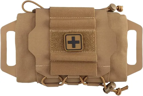 Miniatura 9 de Molle táctico bolsa de primeros auxilios sistema de dos piezas Micro Med kit senderismo bolsa de caza RG.