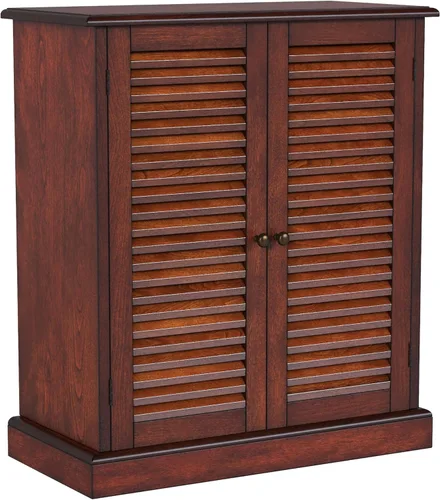 Miniatura 9 de Furniture of America Laires - Zapatero cerrado con 5 estantes, color espresso
