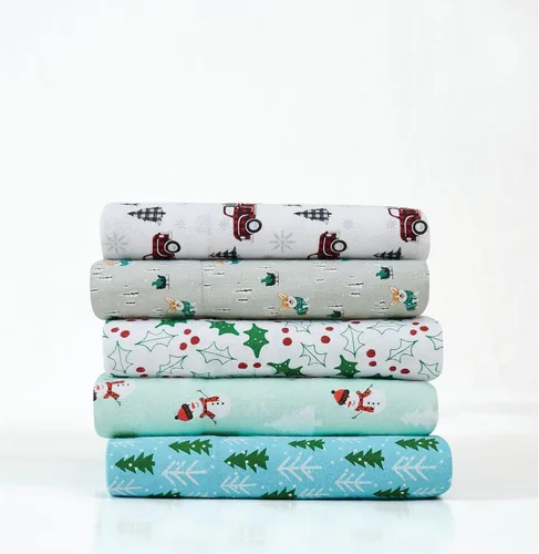 Miniatura 4 de TRULY SOFT Bristol - Juego de sábanas de franela de algodón múltiple de 3 piezas, diseño a cuadros, para hombres y mujeres, certificado Oeko-TEX
