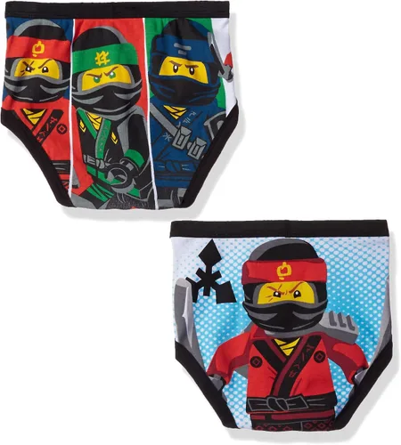 Miniatura 2 de LEGO Boys' 5-Pack Ninjago Brief Underwear