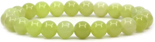 Miniatura 86 de Amandastone Pulsera elástica de cuentas redondas de 0.315 in con piedras preciosas naturales de 7 pulgadas