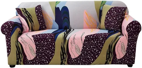 Miniatura 14 de Funda de Sofá Estampada Elástica Fundas de Sofá con Patrón Fundas para Sillón (DCG, Sillón)