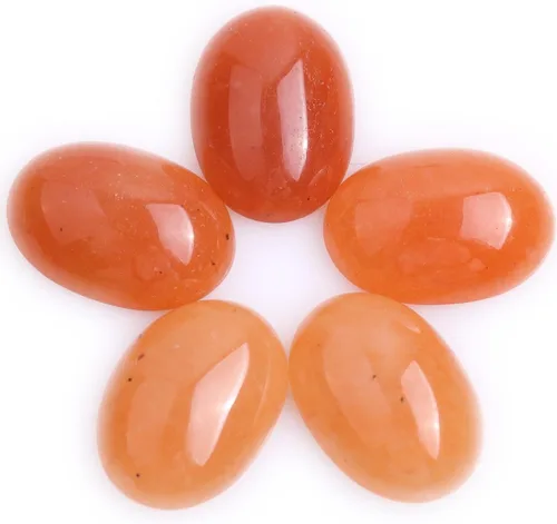 Miniatura 16 de GEM-Inside - Cuentas ovaladas sueltas de amatista, cabujón, cuentas naturales para joyería y anillos, colgantes, 0.236 x 0.315 pulgadas, 5