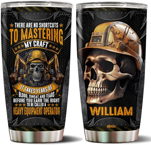 Miniatura 13 de Vaso personalizado de regalo para hombres fotógrafos, 20 onzas, taza de viaje de acero inoxidable aislada, botella de agua, Navidad, cumpleaños, día