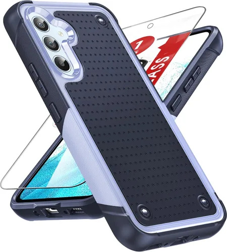 Miniatura 55 de LeYi Funda para Galaxy S21 FE-5G: Funda Samsung S21 FE con protector de pantalla, doble capa protectora de policarbonato duro y TPU suave Android