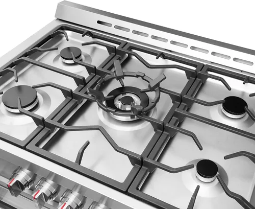 Miniatura 12 de Gama de gas COSMO COS-965AGC de 36 pulgadas con parrilla de 5 quemadores, horno de convección rápida de 3.8 pies cúbicos con cinco funciones