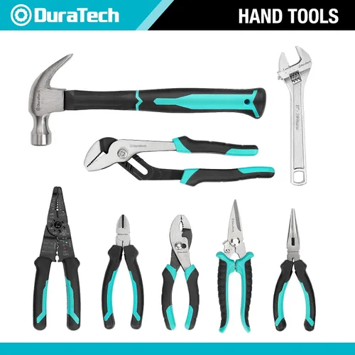 Miniatura 2 de DURATECH Juego de 269 herramientas manuales para reparación del hogar, kit de herramientas manuales mecánicas de uso diario con bolsa