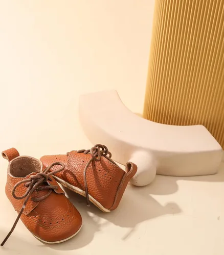 Miniatura 7 de Mocasines de cuero para bebés, niños y niñas, cómodos zapatos de vestir Oxford, zapatos de boda, zapatos para primeros pasadores, zapatos de cuna