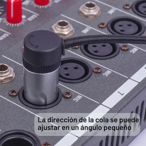 Miniatura 8 de Conectores XLR de 3 pines, enchufes XLR de 3 pines macho/hembra para micrófono de audio, conector de enchufe de cable de micrófono de audio, 1 macho