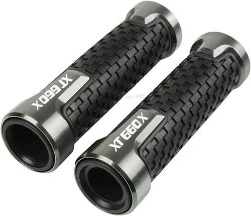 Miniatura 6 de Motocicleta para Y&AMAHA XT660X 2004-2017 XT660 XT 660 X 660X 2005 7/8 pulgadas 22MM Motocicletas Agarres Manillar Barra Extremo Tapón Tapón Negro
