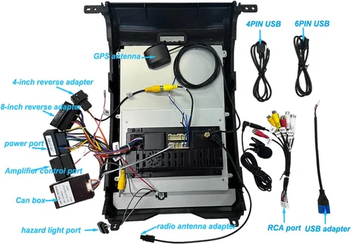 Miniatura 5 de Para Ford F150 Radio Upgrade, Fit 2013 2014, reemplazo estéreo Android, pantalla táctil de 12.1 pulgadas, CPU de 8 núcleos, soporte Carplay