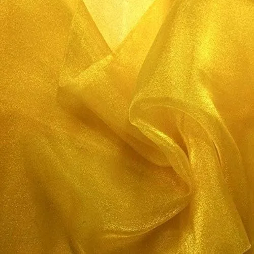 Miniatura 6 de Valentina Textile Inc, Tela de organza transparente brillante para moda, manualidades, decoración, 60 pulgadas de ancho (1 yarda, aguamarina)