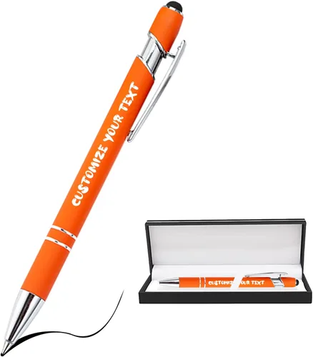 Miniatura 164 de AIFLM Bolígrafos personalizados con nombre a granel hasta 500 unidades de bolígrafos grabados gratis con tu nombre y texto para negocios