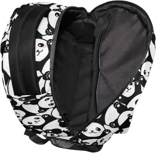 Miniatura 34 de ATTX Linda mochila con diseño de panda para niños y niñas, Panda-h, Ciclismo