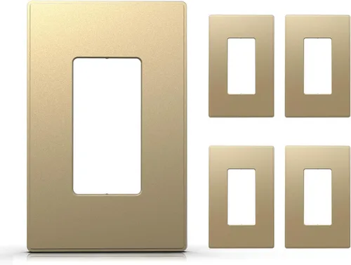 Miniatura 18 de ELEGRP Placas decorativas de pared sin tornillos, de tamaño mediano, cubierta termoplástica irrompible para interruptor de salida de receptáculo
