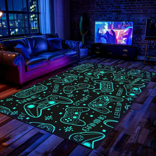 Miniatura 14 de Alfombras para decoración de habitación de niños, alfombra de mariposa para adolescentes y niñas, alfombra antideslizante para dormitorio y sala