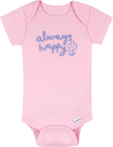 Miniatura 6 de Onesies Brand - Paquete de 8 mamelucos de manga corta para bebé niña