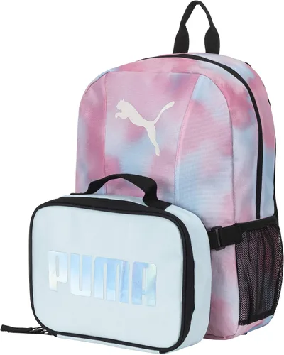 Miniatura 2 de PUMA - Combo de juego de mochila y lonchera para niños Nube rosa