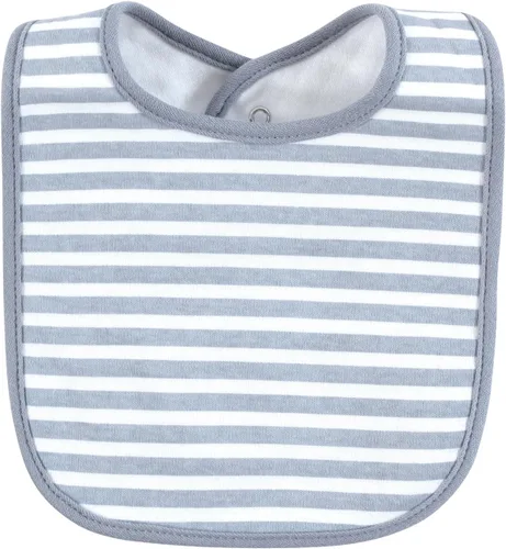 Miniatura 107 de Hudson Baby Conjunto de babero y calcetines unisex de algodón para bebé
