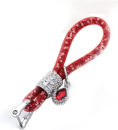Miniatura 8 de RAYHOO - Llavero de cristal para coche, para mujer, para BMW, Honda, Audi, Lexus, Ford, VW, Mercedes, Benz, Nissan, Cadillac, Maserati, Volvo
