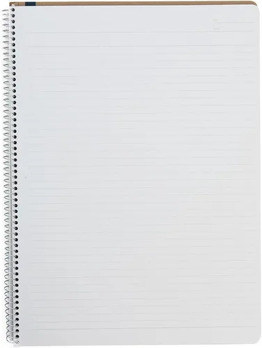 Miniatura 2 de Maruman Cuaderno de Notas en Espiral Básico con Líneas A4, 11.69" x 8.98", 80 hojas/160 páginas, diario con rayas estrechas de 6.5mm, páginas