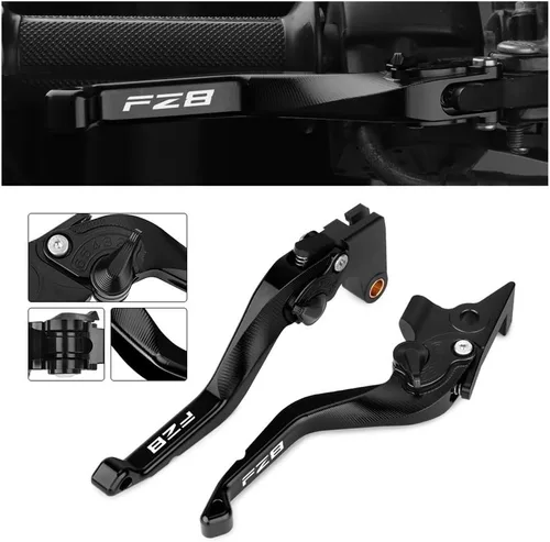 Miniatura 2 de Palanca de freno de motocicleta para FZ8 FZ 8 2011 2012 2013 2014 2015 Palancas de embrague freno corto manijas motocicleta palanca ajustable
