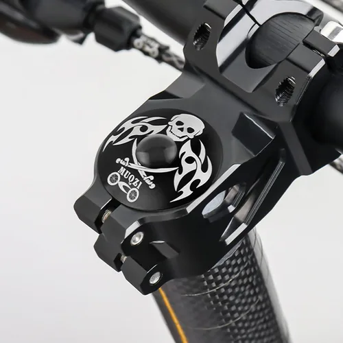 Miniatura 4 de 10 piezas M6 Tornillo Bike Stem Top Cap Bowl Tapas Delanteras Horquilla Tapas de Ciclismo Auriculares Ciclismo Tapa Superior de Tallo para Roadbike