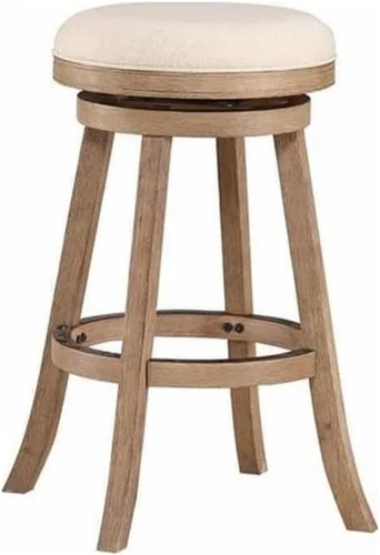 Miniatura 10 de Boraam Taburete Fenton, altura de mostrador, cepillo de alambre de madera flotante