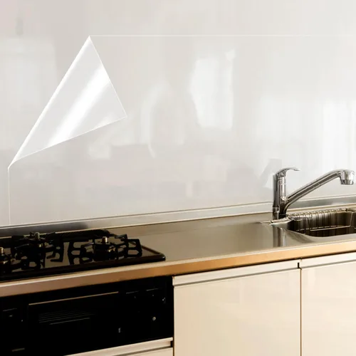 Miniatura 8 de COSNIGHT - Adhesivo impermeable a prueba de aceite para cocina, película de vinilo autoadhesiva, resistente a altas temperaturas, papel extraíble