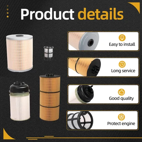 Miniatura 6 de Kit de Servicio de Filtro JAVOUKA, Para Motor Diesel Detroit DD13 DD15 DD16, Aceite, Separador de Agua y 2 Filtros de Combustible, Filtro