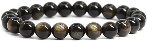 Adabele 1pc Natural Stretch Gemstone Bracelet 8mm (0.31") Bead 7" to 8.5 inch Healing Crystal Energy Quartz Chakras Jewelry Women Men Birthday Gift