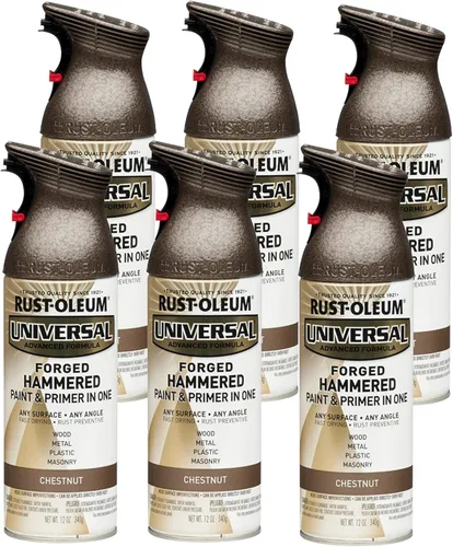 Miniatura 20 de Rust-Oleum 245197 Pintura en aerosol universal para todas las superficies, 12 onzas, negro satinado