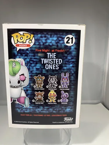 Miniatura 3 de Funko Pop Five Nights at Freddy's The Twisted Ones Stanley # 21 (Hot Topic) Figura de vinilo exclusiva de la FNAF