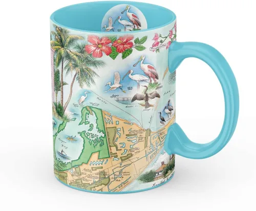 Miniatura 5 de Xplorer Maps Boston Map Taza de cerámica (16 onzas) – Taza de café sin BPA para bebidas calientes y frías – perfecta para oficina, hogar o regalo