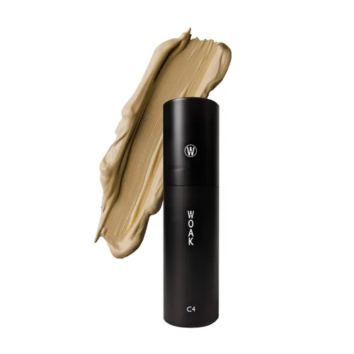 WOAK C4 – Base de maquillaje hidratante con tinte BB CC para hombre – Complejo de camuflaje corrector de color – Cuidado de la piel híbrido (ligero)