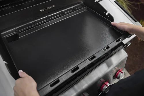 Miniatura 6 de Weber - Plancha de inserción para exterior resistente a la oxidación para parrillas Searwood y parrillas grandes de la serie Spirit, tamaño completo