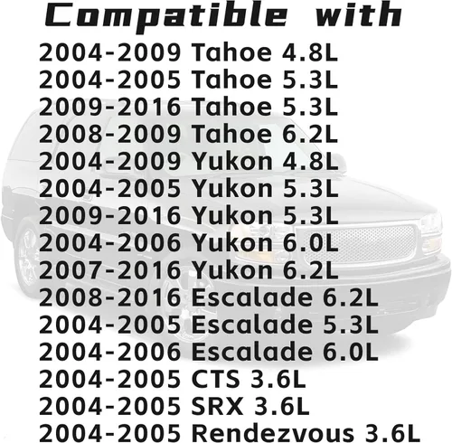 Miniatura 2 de Recipiente de Vapor Dimeani compatible con GMC Yukon, Chevrolet, Chevy Tahoe, Cadillac Escalade, CTS, SRX 2004 2005 2006 2007 2008 2009 2010 2011