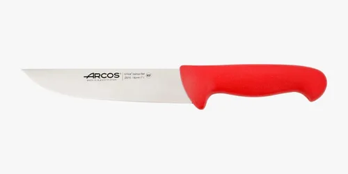 Miniatura 11 de Arcos Cuchillo de carnicero Range de acero inoxidable nitrum de 7 pulgadas. Cuchillo para carne. Mango azul de polipropileno. Sistema