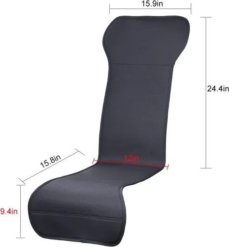 Miniatura 5 de Cojín de asiento de coche para conductor o pasajero, cómodo cojín de asiento para respaldo y asiento
