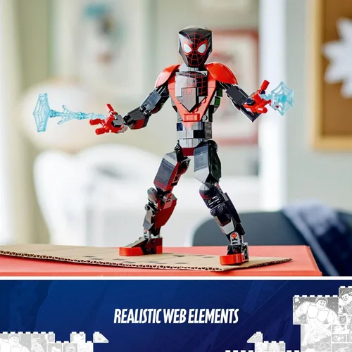 Miniatura 4 de LEGO Marvel Miles Morales Set de Figuras, 76225 Juguete de Acción de Spider-Man Totalmente Articulado, Juguete Coleccionable de Película de Super