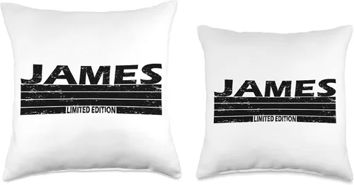 Miniatura 3 de James Surname Limited Edition Retro Vintage Style Sunset Throw Pillow