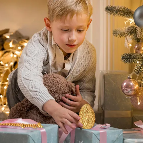 Miniatura 8 de Huevos de dragón pequeños con dragón en el interior, regalos divertidos sorpresa impresos en 3D para niños, juguetes fidget articulados de dragón Oro