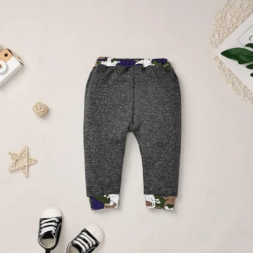 Miniatura 6 de FOCUTEBB Conjunto de ropa para bebé niño a cuadros para otoño e invierno, de manga larga, sudadera con capucha y pantalones